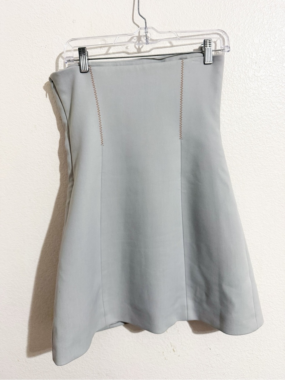 NWOT SIR. The Label Sandrine Strapless Mini Dress in Ice Blue Grey - Picture 5 of 10